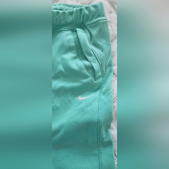 🌟Nike Kids Blue Green Sweat Pants Joggers Size XL🌟 - Picture 6 of 9
